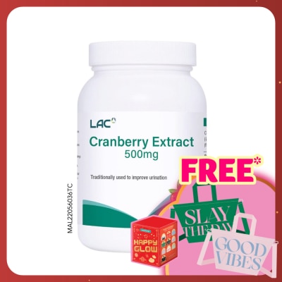 LAC Cranberry Extract 500mg Capsule 100s