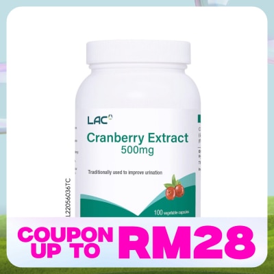 LAC Cranberry Extract 500mg Capsule 100s
