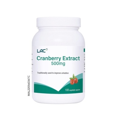 LAC Cranberry Extract 500mg Capsule 100s