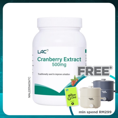 LAC Cranberry Extract 500mg Capsule 100s