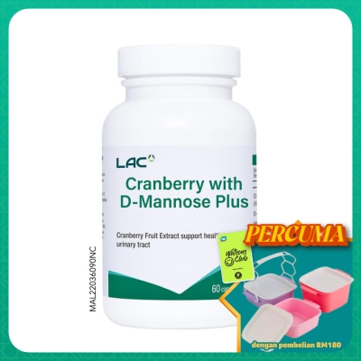 LAC - Cranberry With D-Mannose Plus Capsule 60s