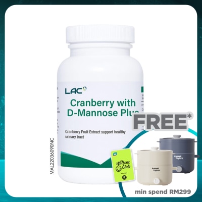 LAC Cranberry With D-Mannose Plus Capsule 60s
