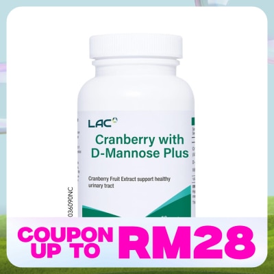 LAC Cranberry With D-Mannose Plus Capsule 60s