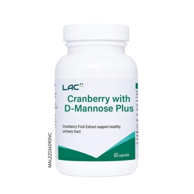 LAC Cranberry With D-Mannose Plus Capsule 60s