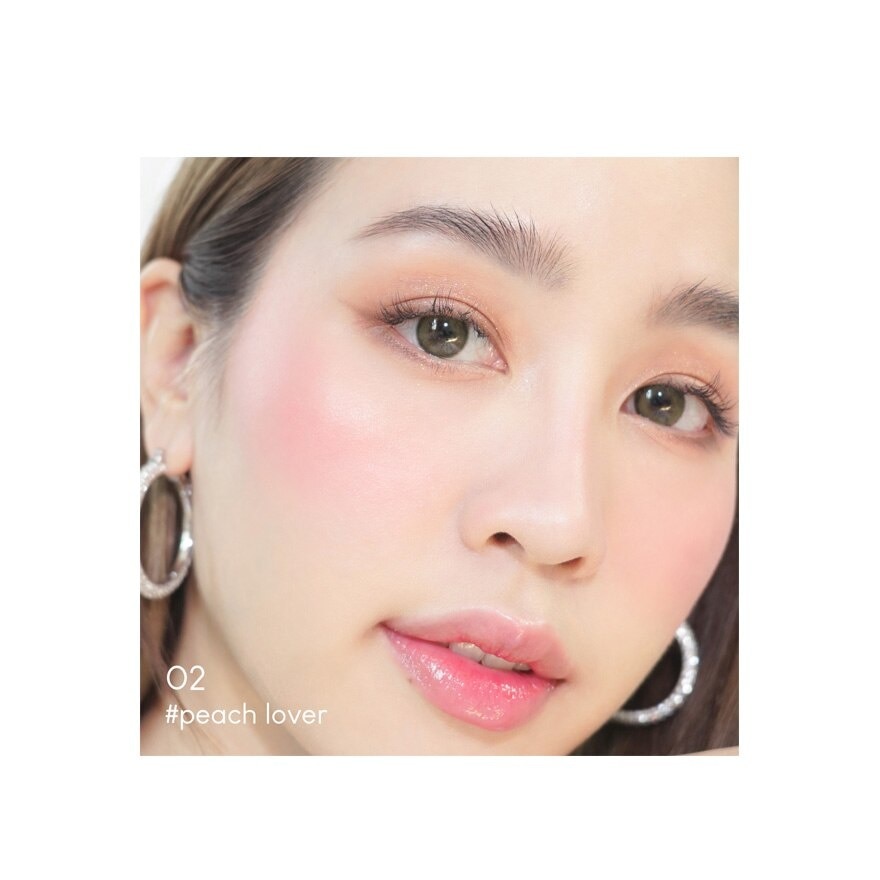 Duo Sheer Shimmer Blush Peach Love DSB02