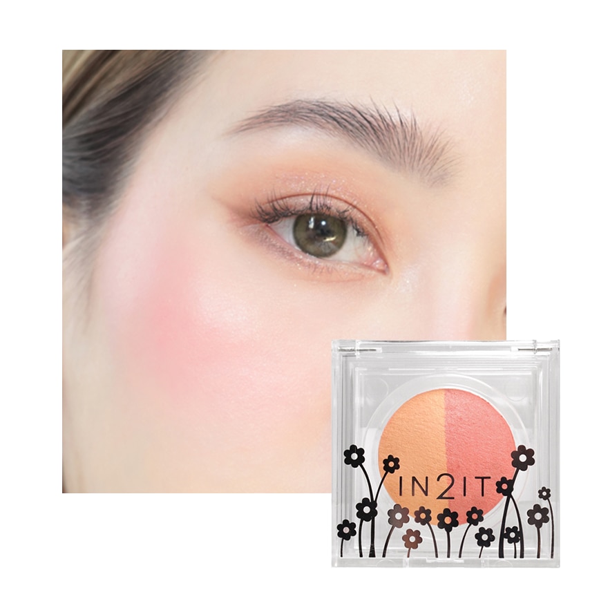 Duo Sheer Shimmer Blush Peach Love DSB02