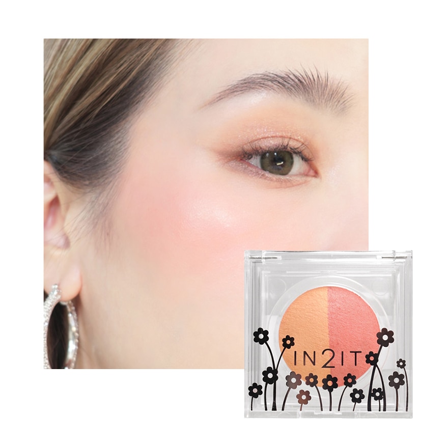 Duo Sheer Shimmer Blush Peach Dazzling DSB01