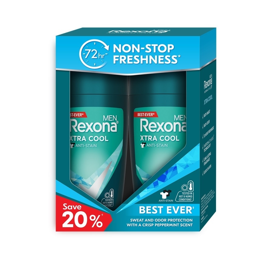 Men Xtra Cool Roll On 2x45ml