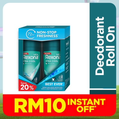 REXONA Men Xtra Cool Roll On 2x45ml