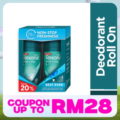 REXONA Men Xtra Cool Roll On 2x45ml