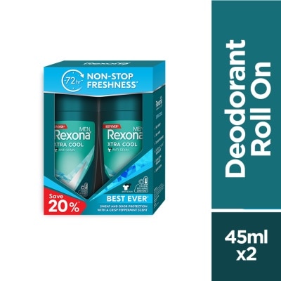 REXONA Men Xtra Cool Roll On 2x45ml