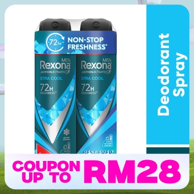 REXONA Men Xtra Cool Spray  2x135ml