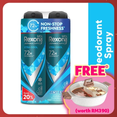 REXONA Men Xtra Cool Spray  2x135ml