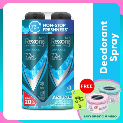 REXONA Men Xtra Cool Spray  2x135ml