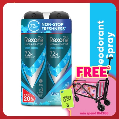 REXONA Men Xtra Cool Spray  2x135ml