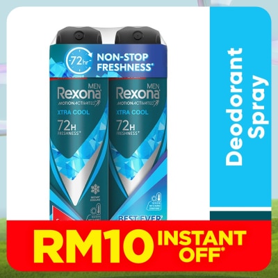 REXONA Men Xtra Cool Spray  2x135ml