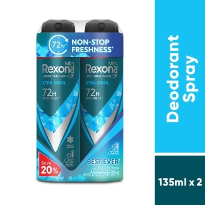 REXONA Men Xtra Cool Spray  2x135ml