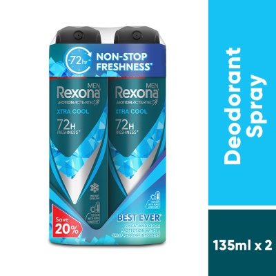 REXONA - Men Xtra Cool Spray  2x135ml image