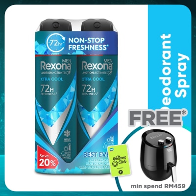REXONA Men Xtra Cool Spray  2x135ml
