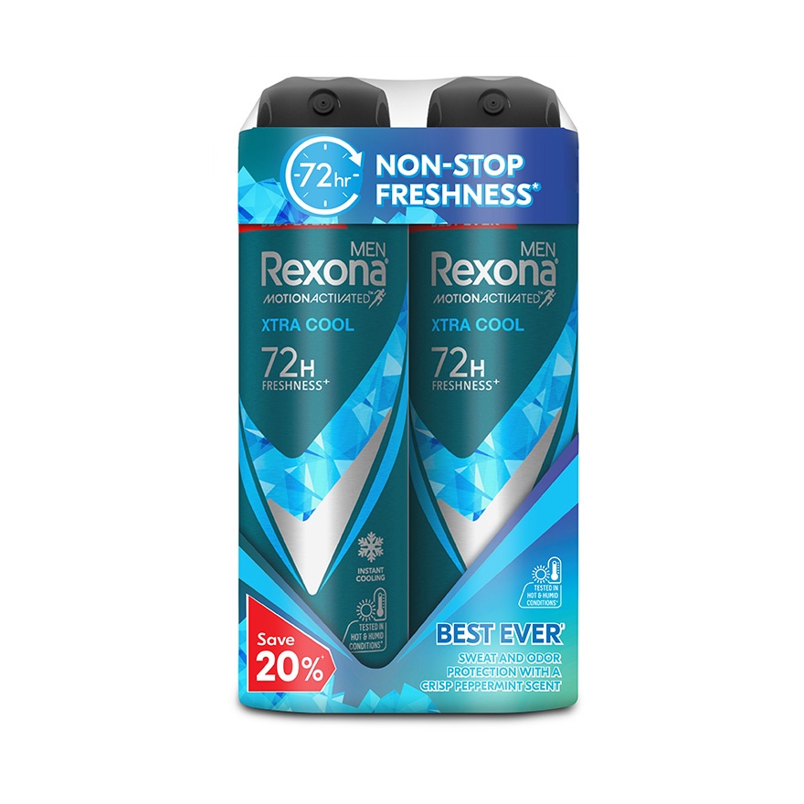 Men Xtra Cool Spray 2x135ml image