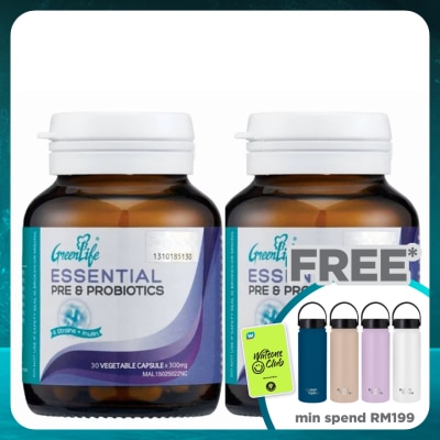 GREENLIFE Essential Pre & Probiotics 2 x 30's
