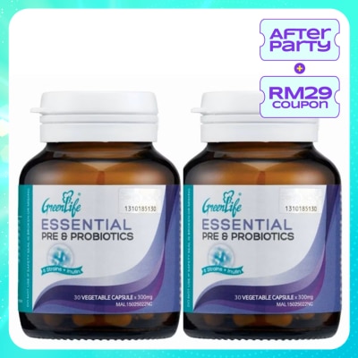GREENLIFE Essential Pre & Probiotics 2 x 30's