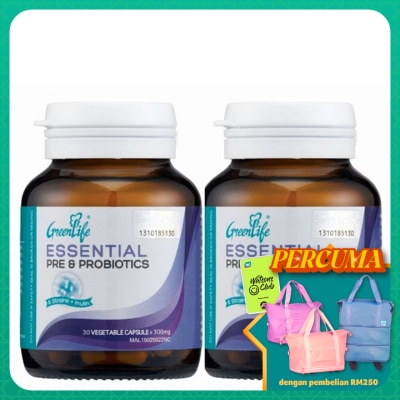 GREENLIFE Essential Pre & Probiotics 2 x 30's