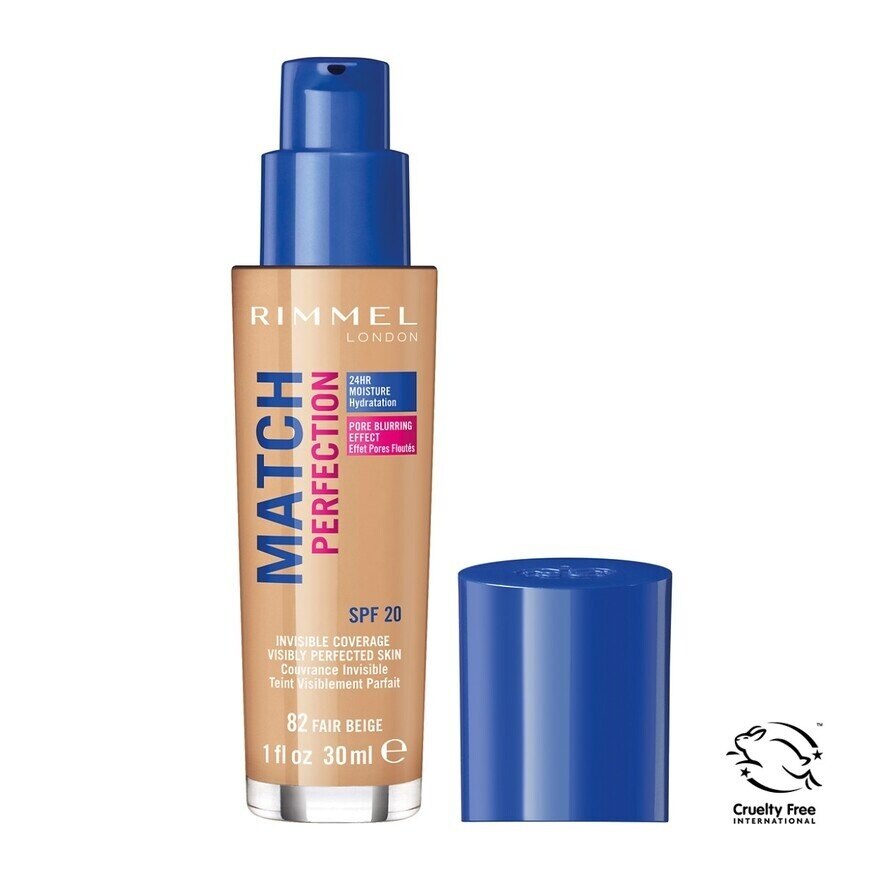 Match Perfection Foundation 82 Fair Beige 1's