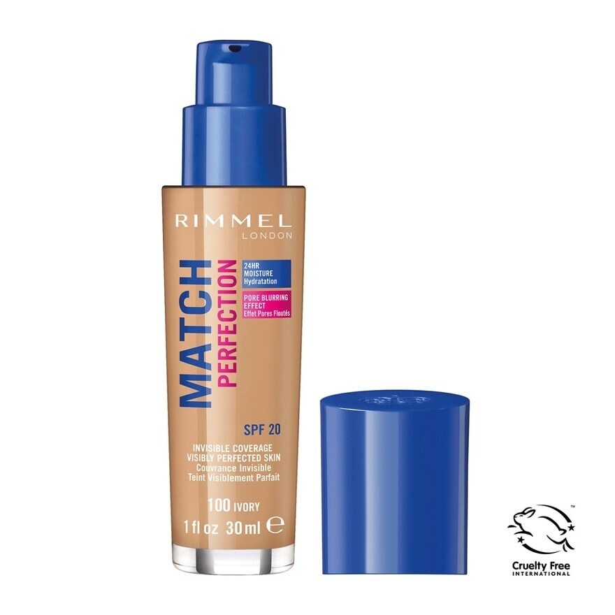 Match Perfection Foundation 100 Ivory 1's