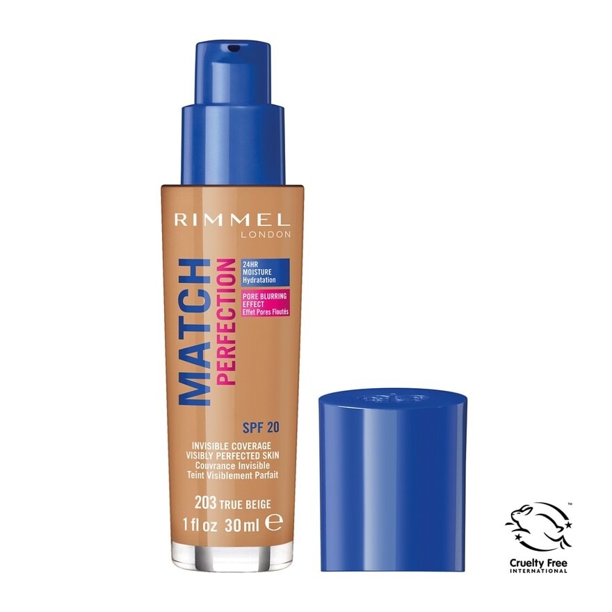 Match Perfection Foundation 203 True Beige 1's