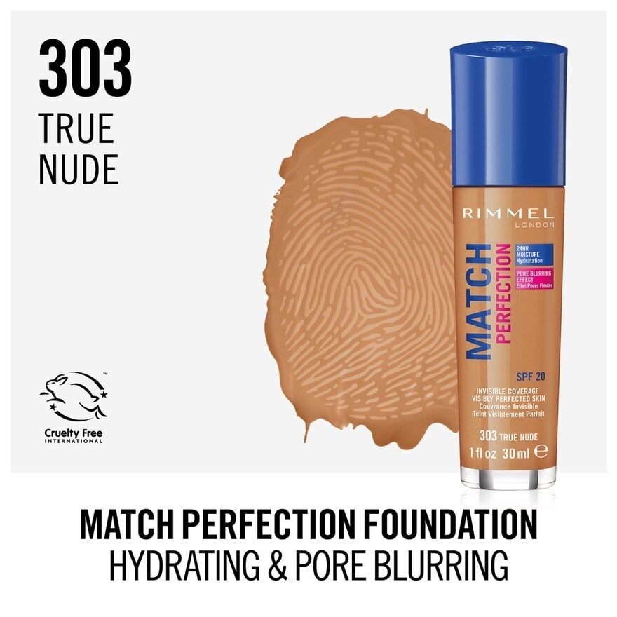 Match Perfection Foundation 303 True Nude 1's