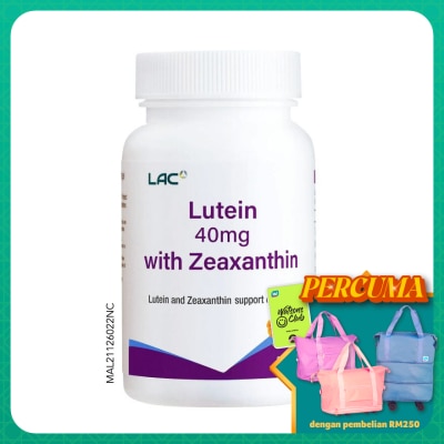 LAC - Lutein 40mg With Zeaxanthin Softgel 30s