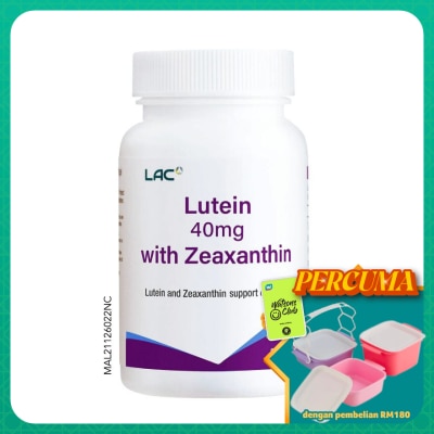 LAC - Lutein 40mg With Zeaxanthin Softgel 30s