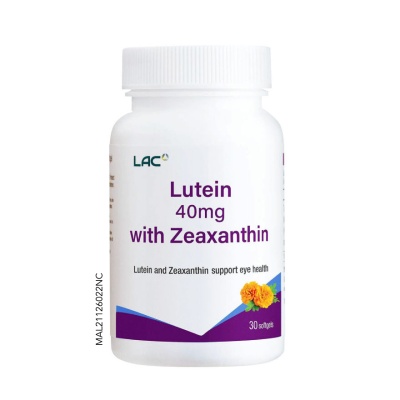 LAC - Lutein 40mg With Zeaxanthin Softgel 30s image