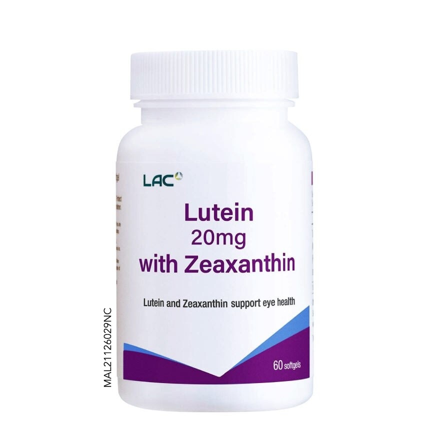 Lutein 40mg With Zeaxanthin Softgel 30s