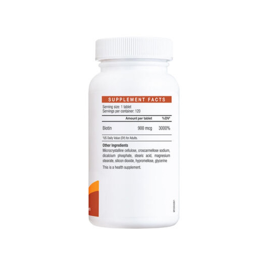 Biotin 900mcg Tablets 120s image