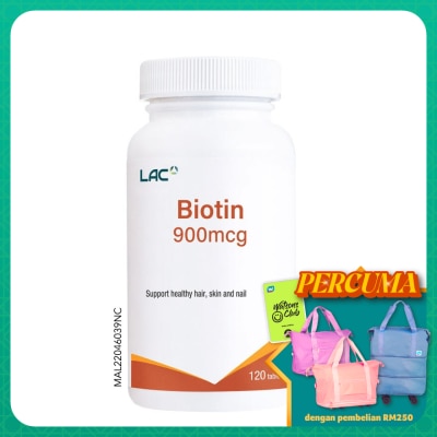 LAC - Biotin 900mcg Tablets 120s