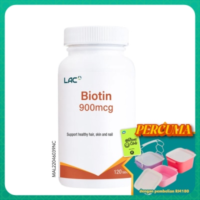 LAC - Biotin 900mcg Tablets 120s