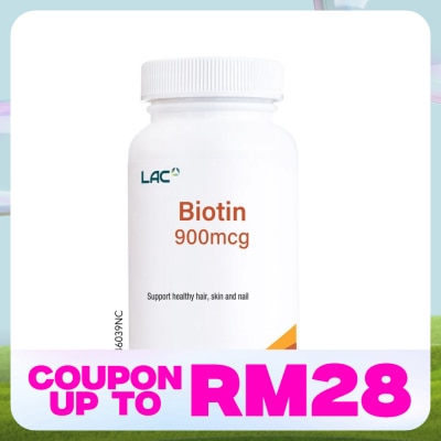 LAC Biotin 900mcg Tablets 120s