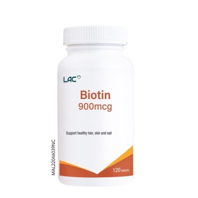 LAC Biotin 900mcg Tablets 120s