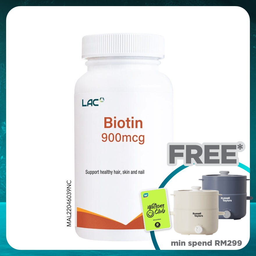 Biotin 900mcg Tablets 120s