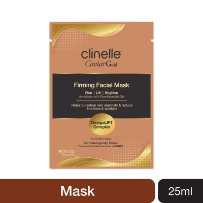 CLINELLE Caviar Gold Firming Facial Mask 1's