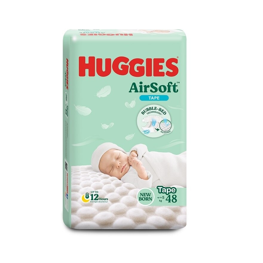 AirSoft Tape Diapers For NewBorn Baby 48s