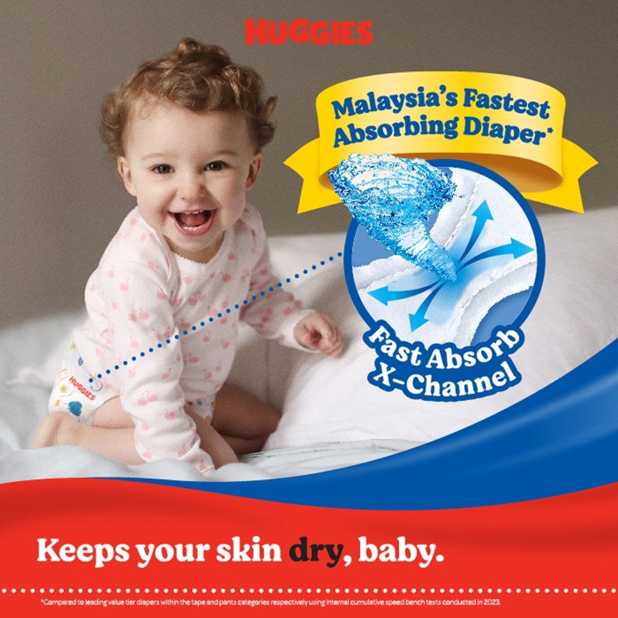 HUGGIES Dry Pants Diapers S 64s image