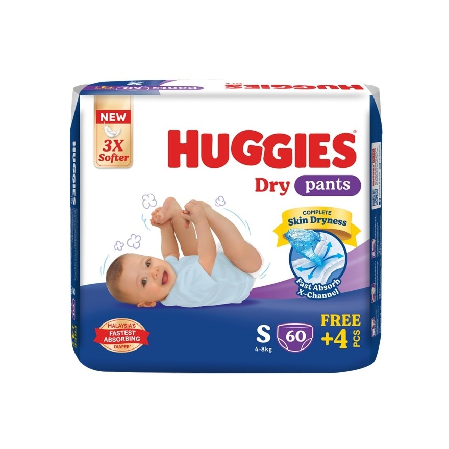 HUGGIES Dry Pants Diapers S 64s
