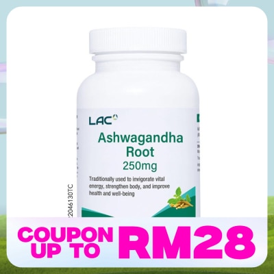 LAC Ashwagandha Root 250mg Capsule 60s