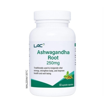 LAC Ashwagandha Root 250mg Capsule 60s