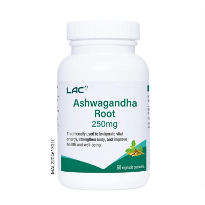 LAC - Ashwagandha Root 250mg Capsule 60s image