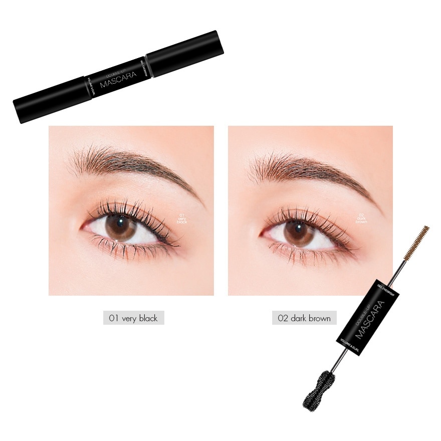 Double Up Mascara Volume & Curl Dark Brown DUM02