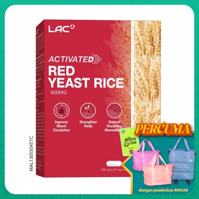 LAC - Red Yeast Rice 600mg Vegicap 60s